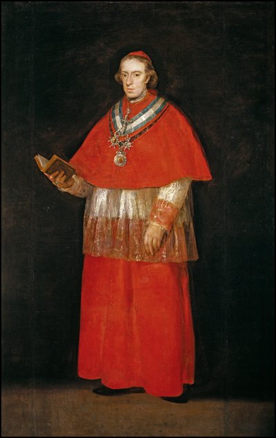 Cardinal Luis María de Borbón y Vallabriga by Francisco de Goya